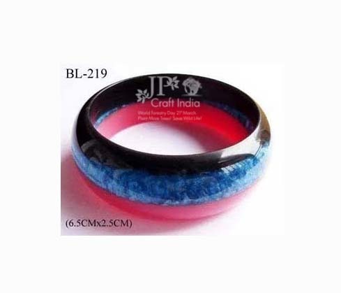 Resin Colorful Bangle Diameter: 66 Centimeter (Cm)