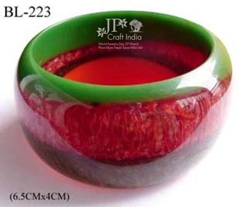 Resin Beautiful Bangle Diameter: 66 Millimeter (Mm)