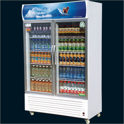 Double Aluminium Door Visi Refrigerator