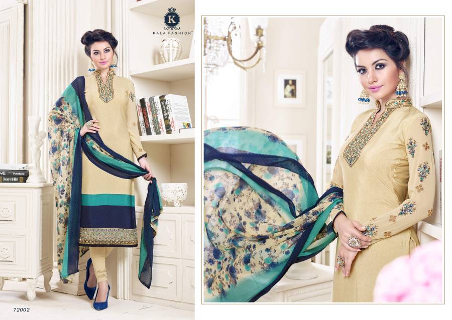 Kala fashion (silky Vol 72) Design Strath salwar kameez