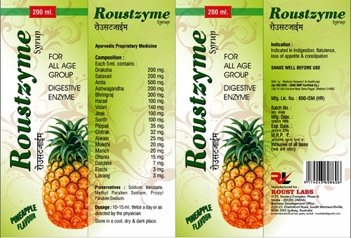 Ayurvedic Digestive Enzyme Syrup Ayurvedic Digestive Enzyme Syrup