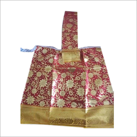 Gold Print God Wearing Saree