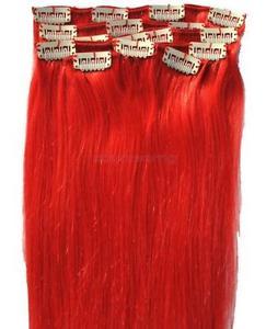 Red Human Hair Extension