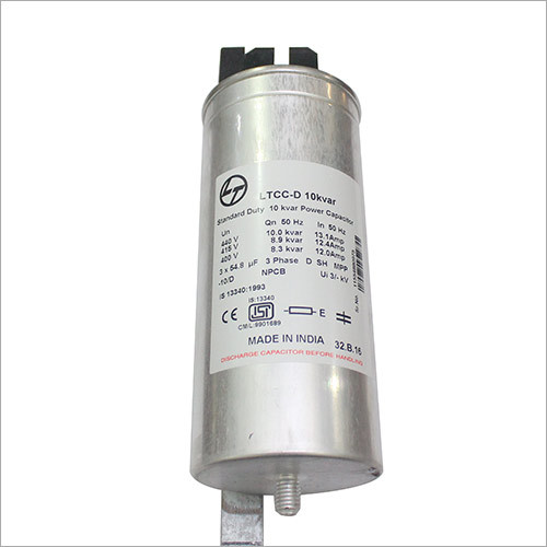 10 Kvar Power Capacitor Application: For Electric Motor Use