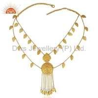 Indian Traditional 925 Silver Necklace Gender: Women