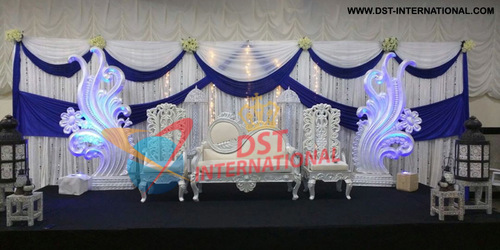 Designer Wedding Peacock Stage