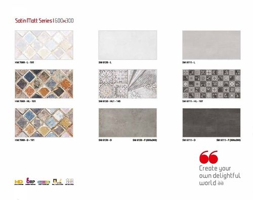 Ceramic Wall Tiles 300X600mm