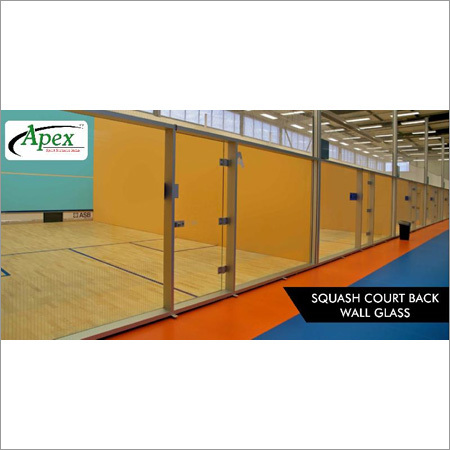 Squash Court Back Wall Glass