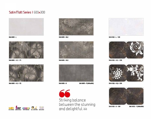 Ceramic Wall Tiles 300X600mm