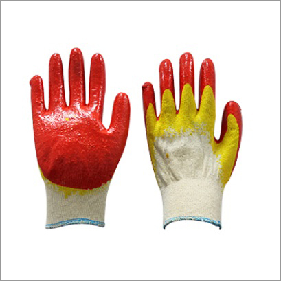 Latex Coated Cotton Glove By YMK TRADING