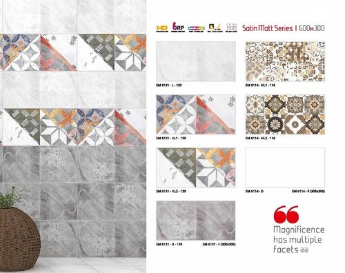 Ceramic Wall Tiles 300X600Mm Size: 300 X 600 Mm