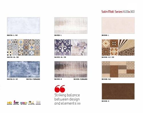 Ceramic Wall Tiles 300X600mm