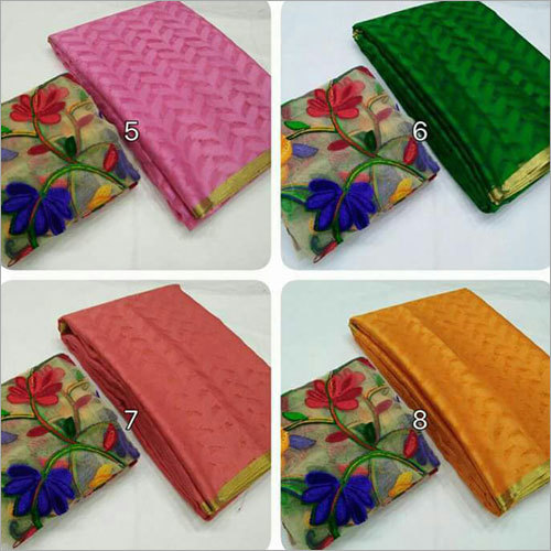 Ladies Jute patola saree with blouse