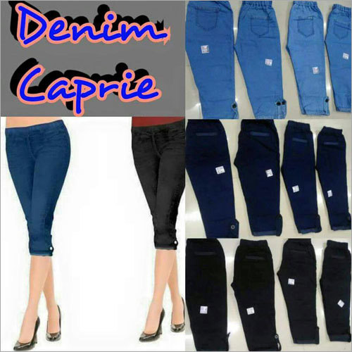 Ladies Denim Capri