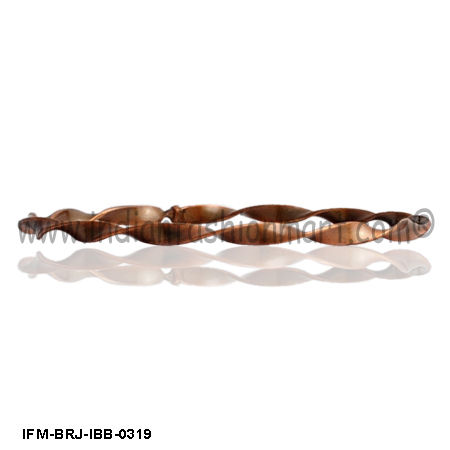 Slither Walk - Brass Bangle