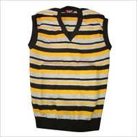 Black & Yellow Gent's Half Sleeve Sweater