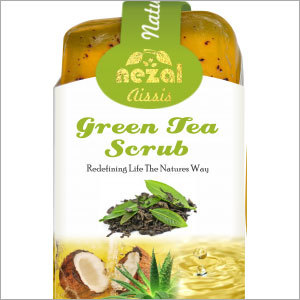 Handmade Herbal Green Tea Scrub Aissis Soap