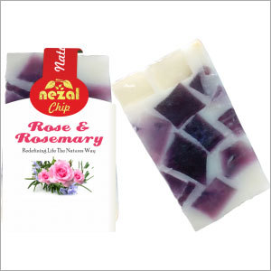 Rosemarry & Rose Flower Mix Soap - Natural Pearl Ingredients, Flower Perfume | Luxurious Bath Soap Experience