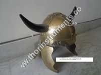 Antique Medieval Viking Horns Helmet