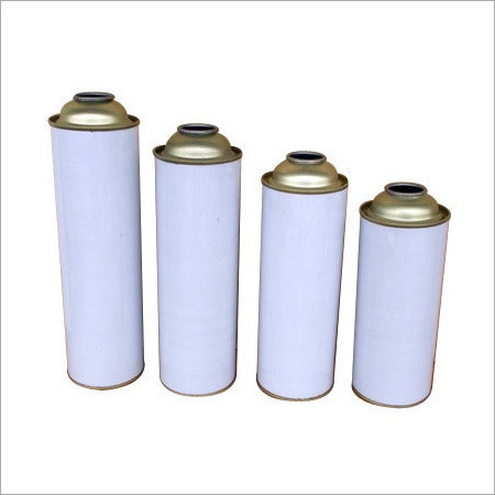White Coated Aerosol Can