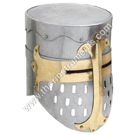 Knights Templar Crusader Helmet Medieval Armor By THOR INSTRUMENTS CO.