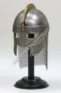 Viking Valas Guard Chain mail Helmet With Stand