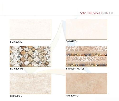 Ceramic Wall Tiles 300X600mm