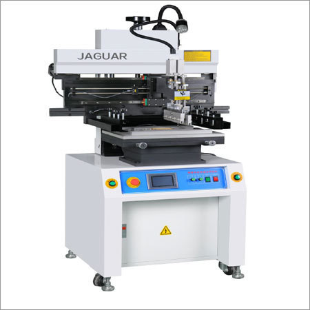 Semi-Automatic Solder Paste Stencil Printer - Stainless Steel 850x670x1550mm Dimensions | High Precision Adjustable Blade Angle Automatic Counting Function Touch Screen Control