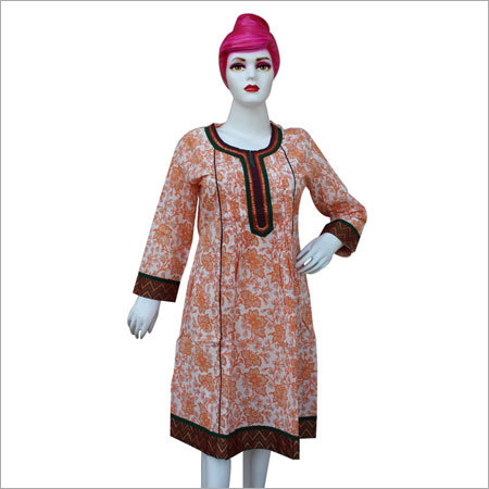 Full Sleeves Embroidered Kurti