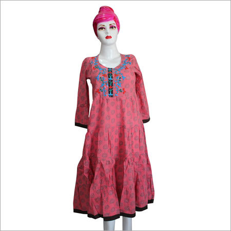 Designer Embroidered Kurti