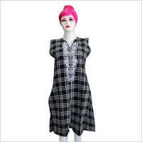Black Checkered Kurti