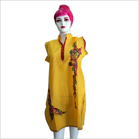 Cotton Yellow Kurti