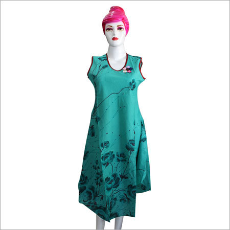 Printed Green Kurti