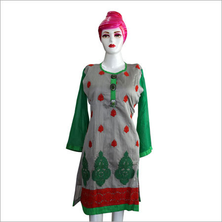 Cotton Embroidered Kurti