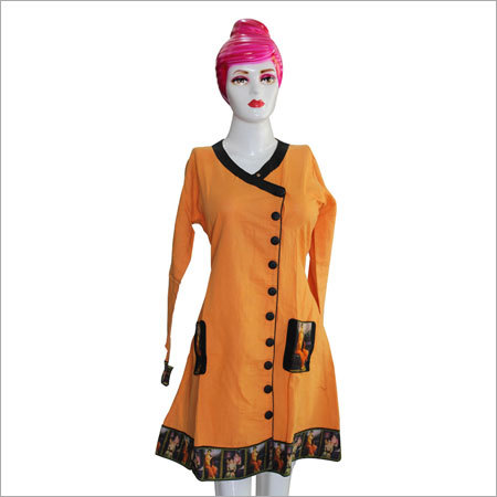 Front Button Cotton Kurti