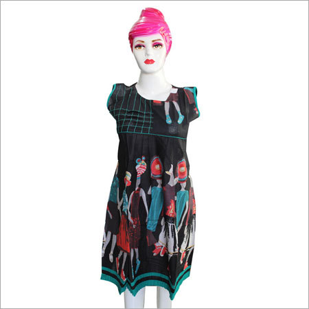 Sleeveless Printed Kurti