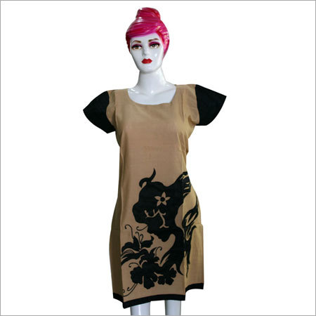 Designer Party Wear Cotton Kurti