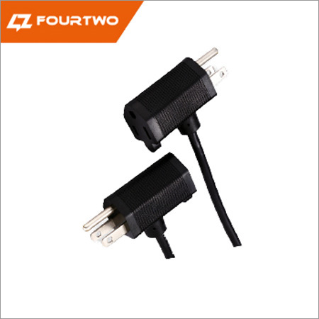 Black Piggyback Power Cord
