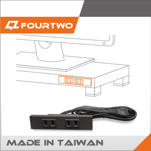 2 Pin Pse / Bsmi 1.8m Extension Cords Sockets