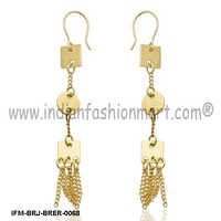 Yea-sayer Swagger  - Brass Earrings