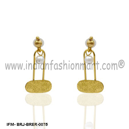 Omnium  Elegance  - Brass Earrings
