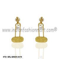 Omnium  Elegance  - Brass Earrings