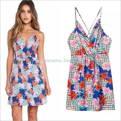 Printed Batik Dress
