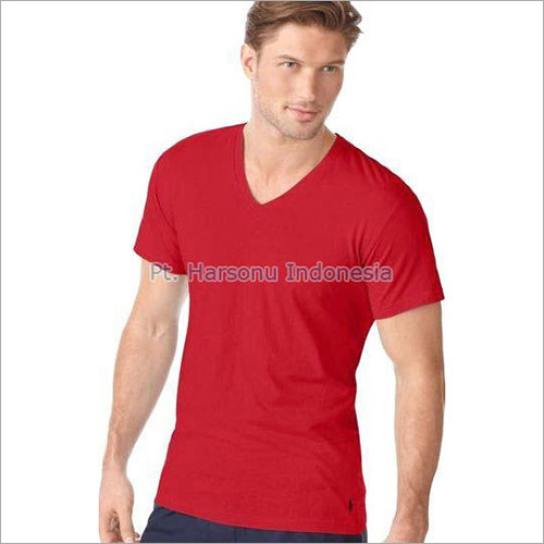 Men's Plain V Neck T-Shirts