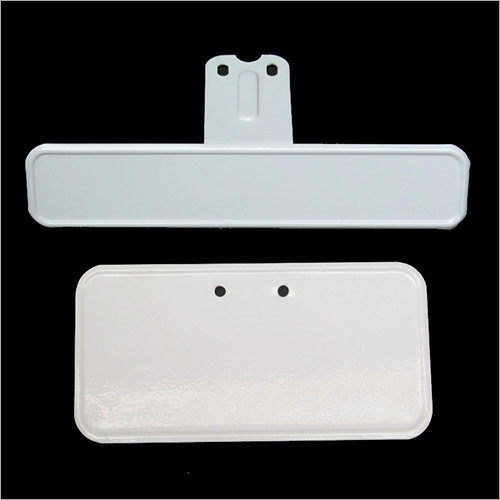 Universal Number Plate - Aluminium Material 200 Pcs Minimum Order White Color Available Bulk Quantity Only Custom Branding for Packing