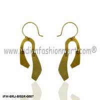 Whigmaleerie Principal  - Brass Earring