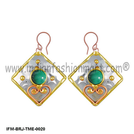 Square of Adonis   -  Tri metal Earring