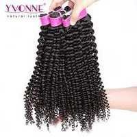 Yvonne Brazilian Kinky Curly Virgin Hair,3Pcs/lot Brazilian Hair Weave Bundles,