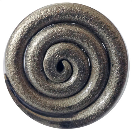 Nickel Finish Spiral Shaped Door Knob