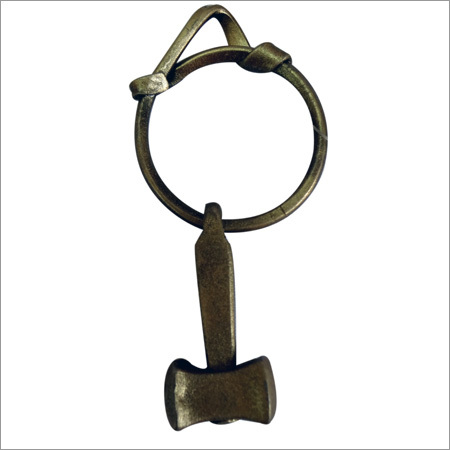 Handmade Forged Iron Jewel Pendant
